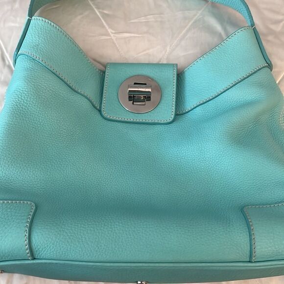 Tiffany & Co Ellis Blue Hobo Bag - Picture 13 of 14